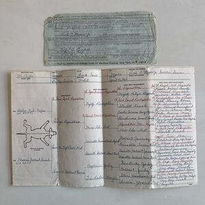 Vintage 1966 AKC Certificate & Pedigree Paperwork Boston Terrier 5 generation